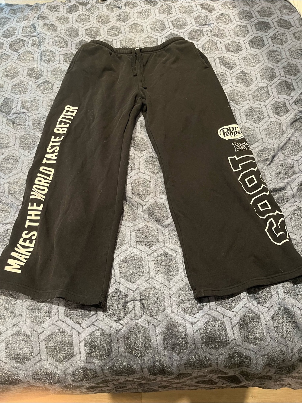 Dr Pepper Black Graphic Sweatpants - Men’s Joggers
